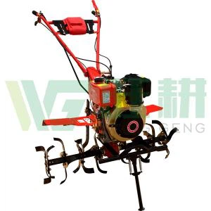 Garden Hand Push Cultivator With Diesel Gear Driven